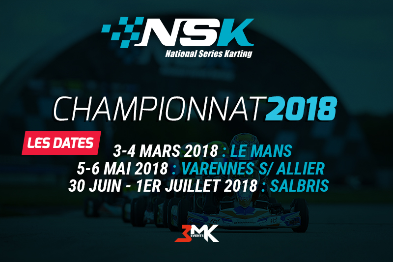 Calendrier du Championnat NSK 2018