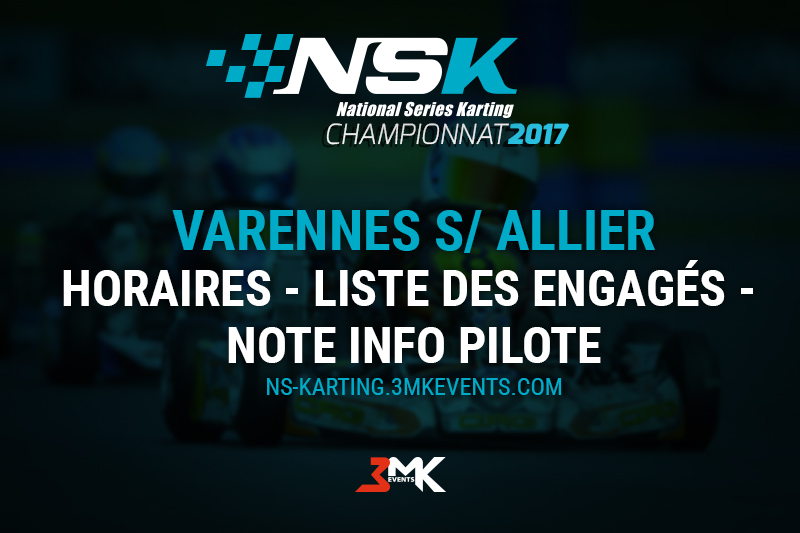 NSK Varennes 2017 : Les infos