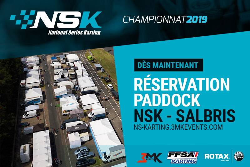 NSK SALBRIS : RÉSERVATION PADDOCK & STAND  