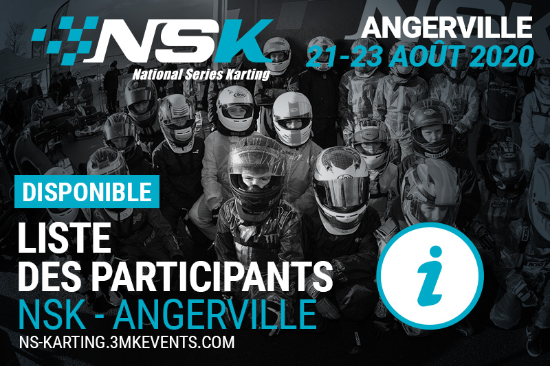 NSK ANGERVILLE : LISTE DES PARTICIPANTS