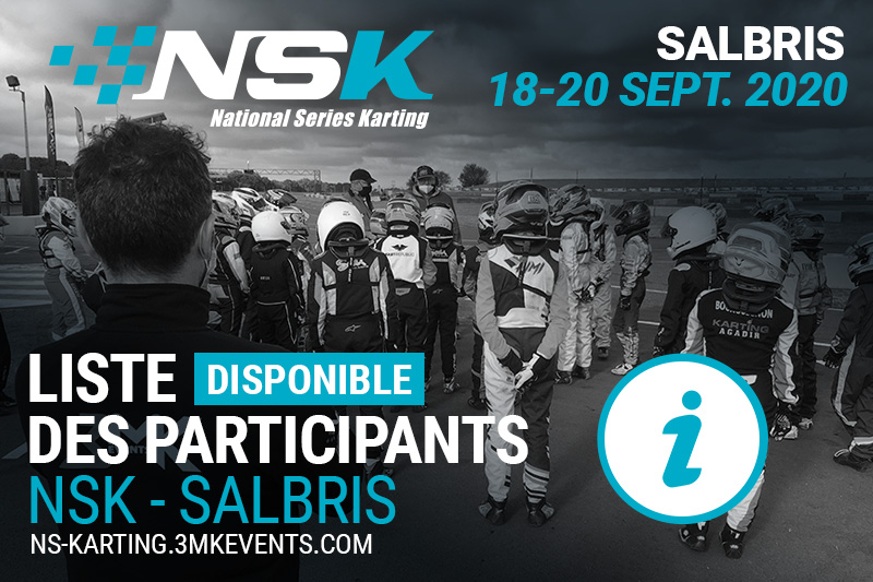 NSK SALBRIS : LISTE DES PARTICIPANTS