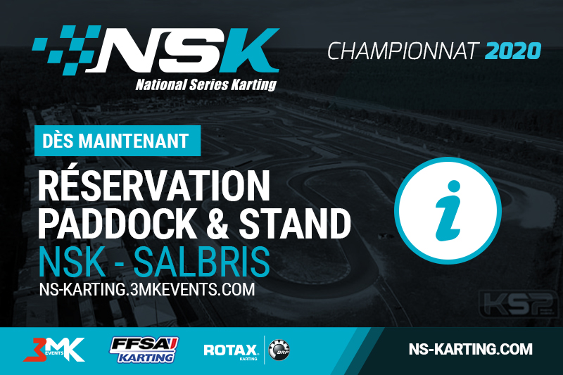 NSK SALBRIS : RÉSERVATION PADDOCK ET STAND