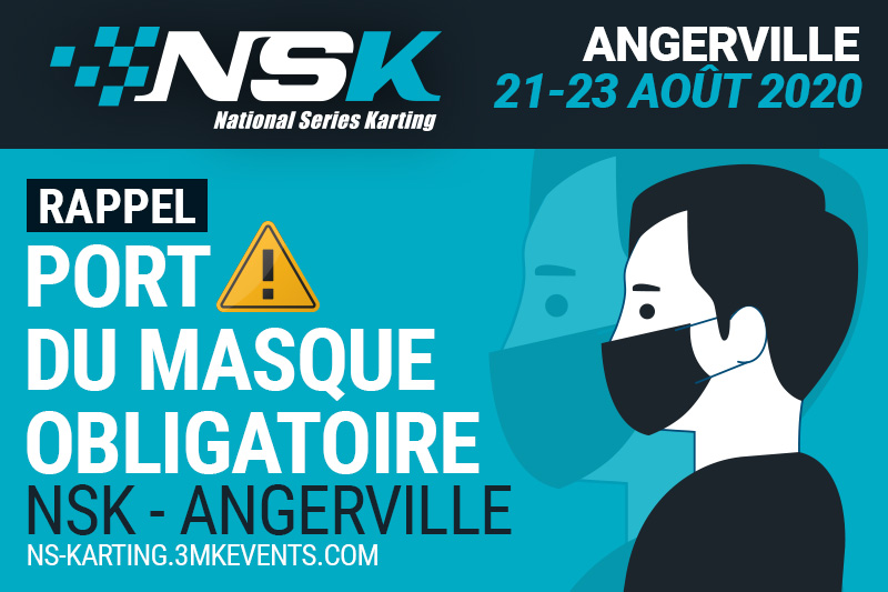 NSK ANGERVILLE : PORT DU MASQUE OBLIGATOIRE