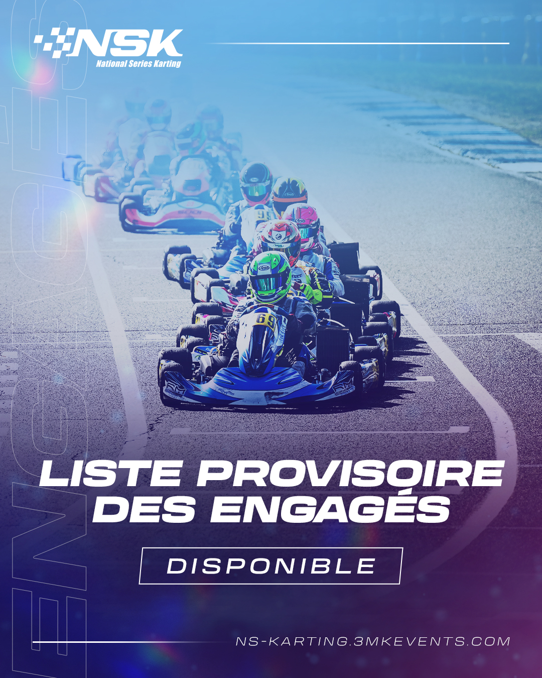 NSK VARENNES : LISTE PROVISOIRE DES ENGAGÉS