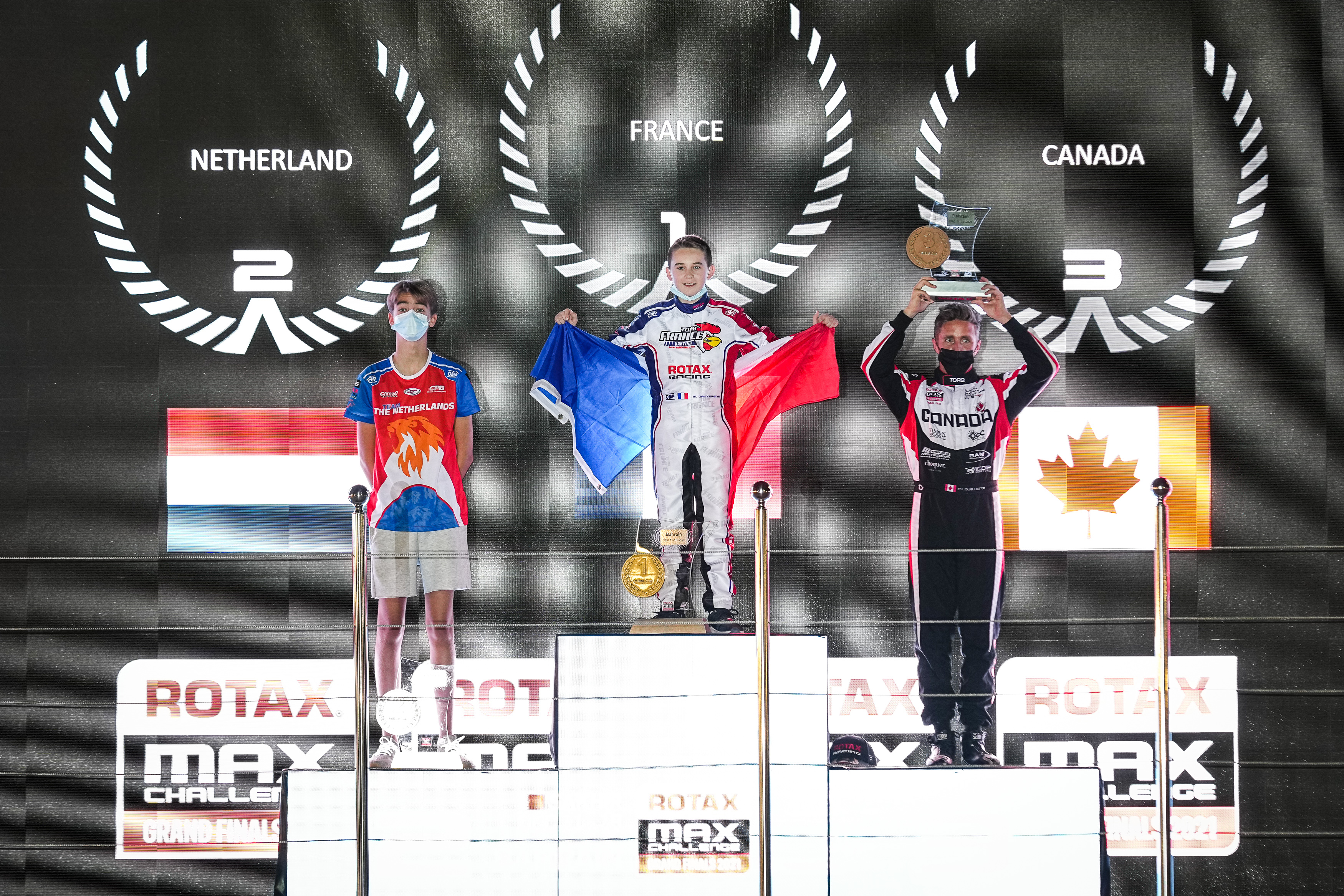 Le Team France remporte la Rotax Nations Cup 2021 à Bahreïn